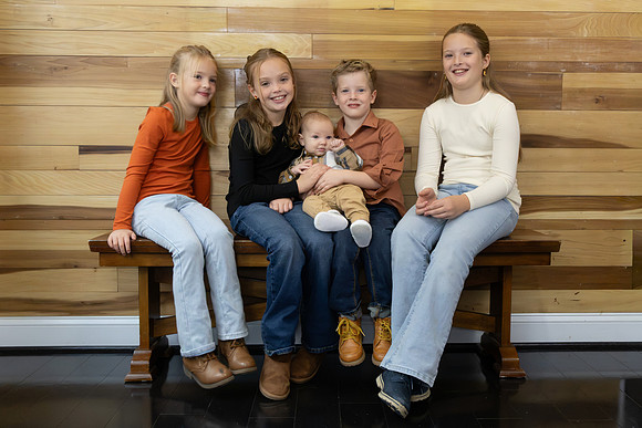 Kids on the bench